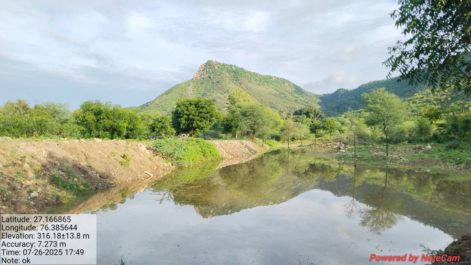 Traditional water conservation structure
